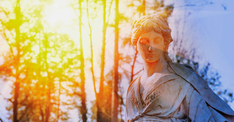 The goddess of love in Greek mythology, Aphrodite (Venus in Roman mythology) in sunlight