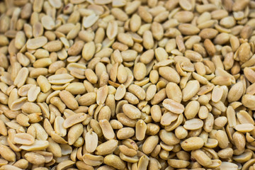 fried peanut market mall food by wight concept background surface