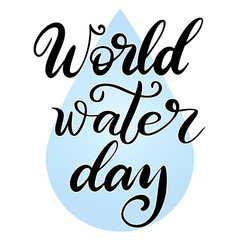 World water day. 