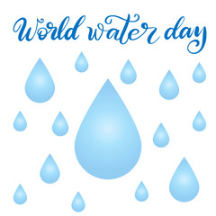 World water day. 