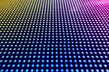 Abstract background of close up LED wall