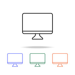 monitor icon. Elements of simple web icon in multi color. Premium quality graphic design icon. Simple icon for websites, web design, mobile app, info graphics