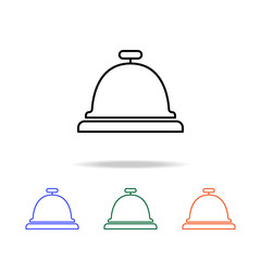 call at the hotel icon. Elements of simple web icon in multi color. Premium quality graphic design icon. Simple icon for websites, web design, mobile app, info graphics