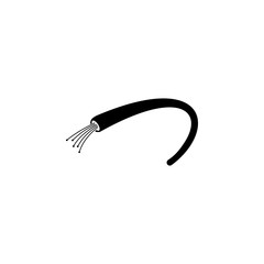 fiber optic cable icon. Element of internet connection icon. Premium quality graphic design icon. Signs and symbols collection icon for websites, web design, mobile app