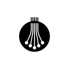 fiber optic cable icon. Element of internet connection icon. Premium quality graphic design icon. Signs and symbols collection icon for websites, web design, mobile app