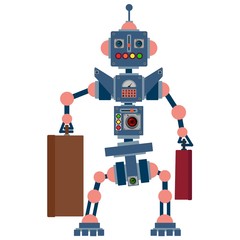 Humanoid robot, electronic computer device.