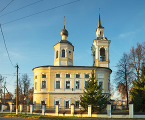 Fototapeta na wymiar Church of Transfiguration in Nerekhta. Kostroma oblast. Russia