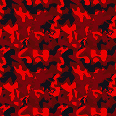 Camouflage sport pattern background seamless vector illustration. Classic camouflage sport pattern clothing style masking camo repeat print. Blue colors sea texture. Pattern for kids, boys, girls