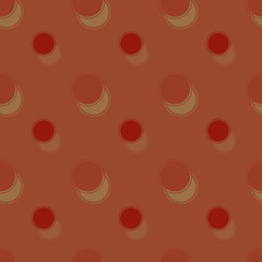 Seamless background pattern with various colored circles.