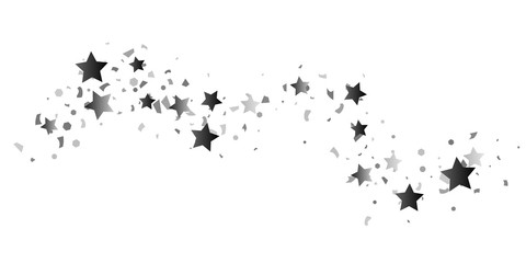 
Silver glitter confetti