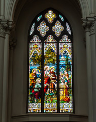 Obraz na płótnie Canvas Cathedral Basilica of the Immaculate Conception - Denver, Colorado _Window 5