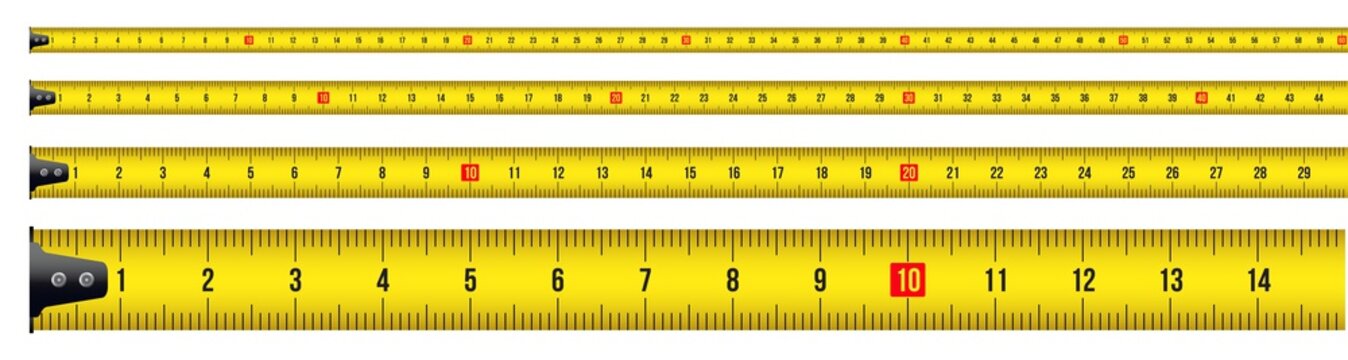 Yellow Tape Measure Stock Photo - Download Image Now - Tape
