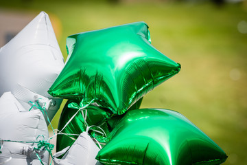 Green Star Balloon