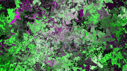 Abstract background with color blots, transitions and bends.