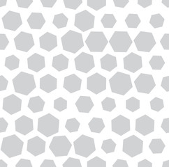 Obraz na płótnie Canvas hexagon halftone seamless minimal design pattern, geometric background print texture