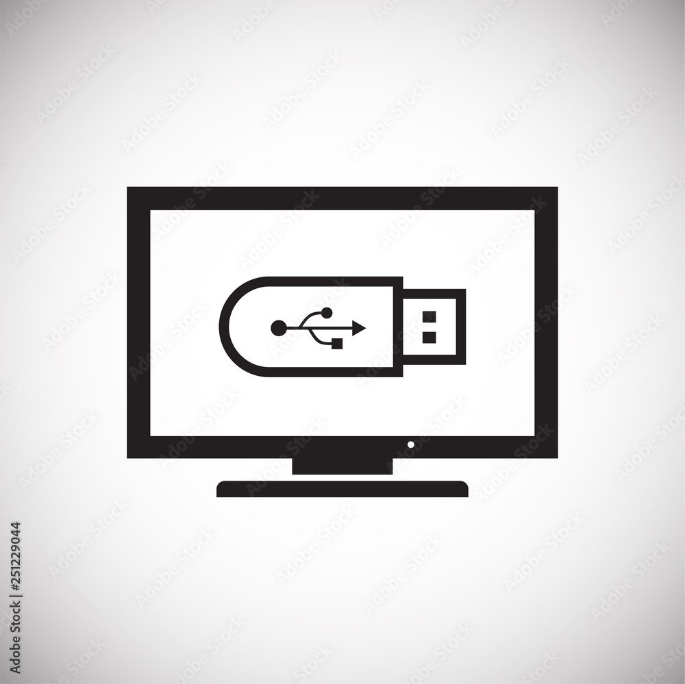 Poster tv icon on white background for graphic and web design, modern simple vector sign. internet concept.