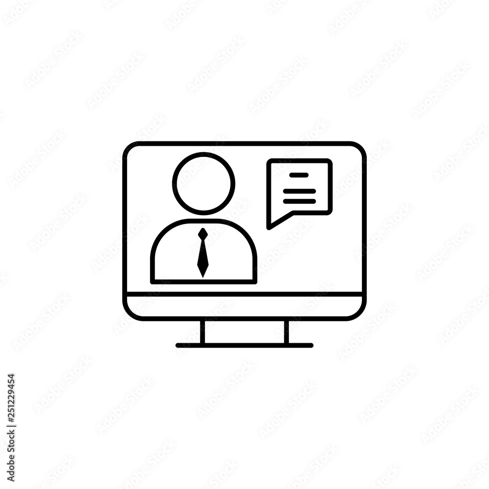 Poster document, worker, laptop icon. element of teamwork for mobile concept and web apps illustration. thi