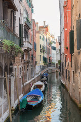 narrow venetian canal