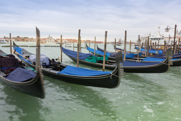 venetian canal in nasty day