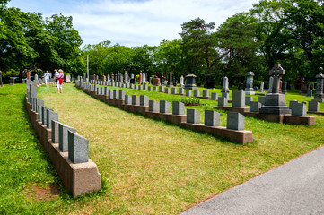 Fairview Lawn Cemetery is a final resting place for victims of the Titanic