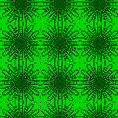 Seamless floral pattern with a variety of floral motifs.