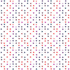 Abstract seamless pattern background with multi-colored varied triangles.