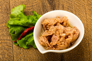 Canned tuna fish