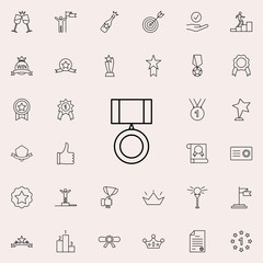 Fototapeta premium order icon. Succes and awards icons universal set for web and mobile
