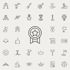 medal icon. Succes and awards icons universal set for web and mobile