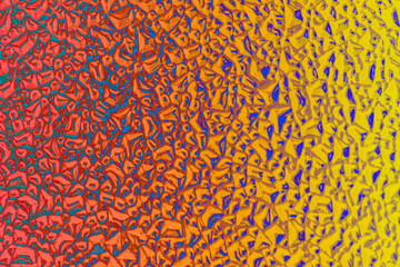 Abstract background yellow and blue trendy duotone. Trendy zine culture