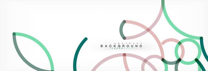 Abstract color lines on white. Modern colorful flow poster wave. Art design for your project