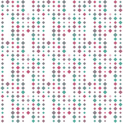 Abstract seamless pattern background with multicolored various rhombuses.