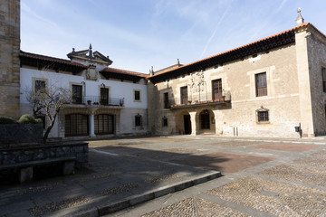 Fototapeta na wymiar Facade of the town hall of Camargo Cantabria Spain