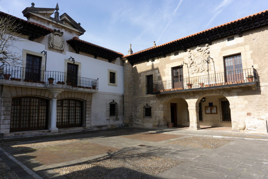 Facade of the town hall of Camargo Cantabria Spain