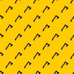 Hatchet pattern seamless vector repeat geometric yellow for any design