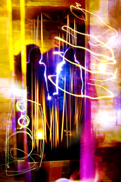 technology, shine, square, tube, rave, abstract, night, black, retro, lamp, blue, glowing, colorful, party, fashion, frame, glow, geometric, stage, light, background, vintage, electric, cool, sign, ca