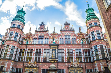 GDANSK, POLAND, SEPTEMBER 02 2018: Old Arsenal of Gdansk