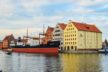 GDANSK, POLAND, SEPTEMBER 02 2018: The National maritime Museum of Gdansk