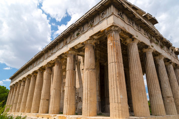 Naklejka premium Temple of Hephaestus, Greece, Athens
