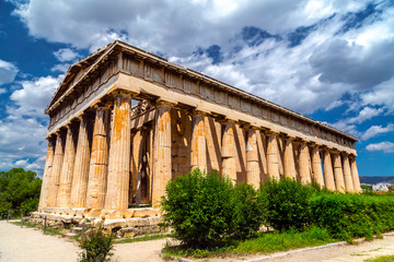 Fototapeta na wymiar Temple of Hephaestus, Greece, Athens