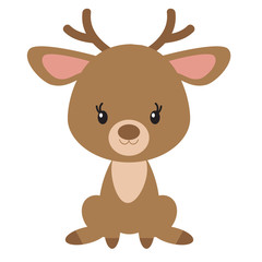 Fototapeta premium Deer vector illustration image