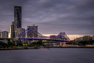 bridge at night