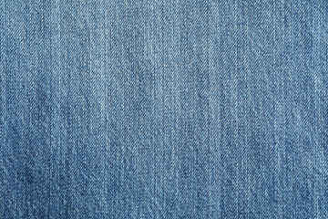 Texture of blue jeans as background, space for text