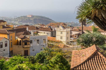 Fototapeta na wymiar Orotava town panorama in Tenerife