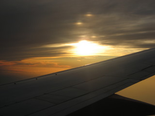 Fototapeta na wymiar Sunset in the Sky