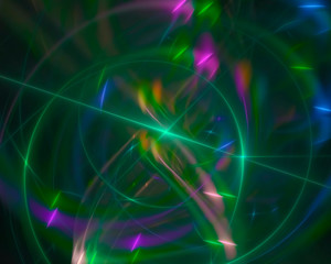 abstract digital fractal, beautiful design