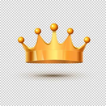 Golden king crown royal luxury isolated medieval monarch treasure. Metal crown