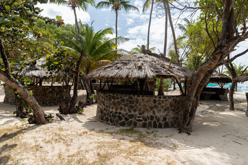 Saint Vincent and the Grenadines, Mayreau, beach bar