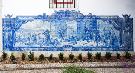Tiles of the Belvedere of Santa Luzia