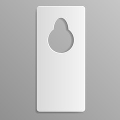 Travel door tag icon. Realistic illustration of travel door tag vector icon for web design